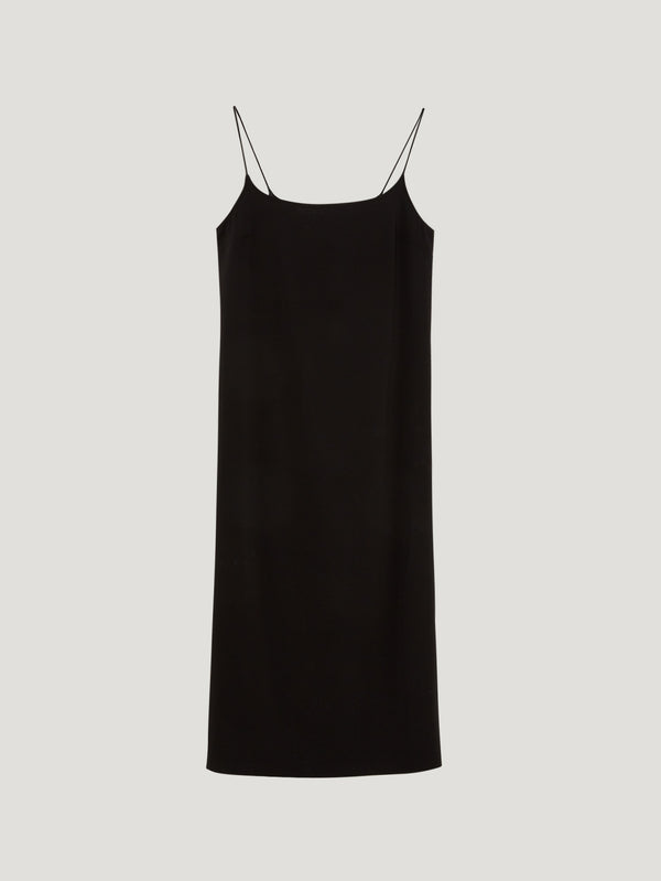 Black Silk Caddy Slip Dress