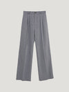 Blue Oxford Bag Trousers