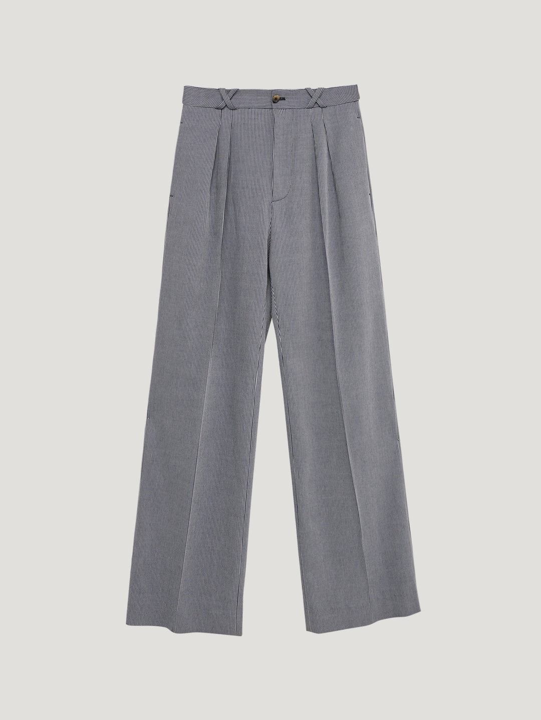 Camel Oxford Bag Trousers | Connolly Summer Suit Trousers