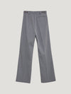 Blue Oxford Bag Trousers