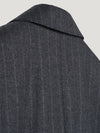 Charcoal Pinstripe Double Breasted Jacket