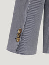 Blue Oxford Single Breasted Jacket