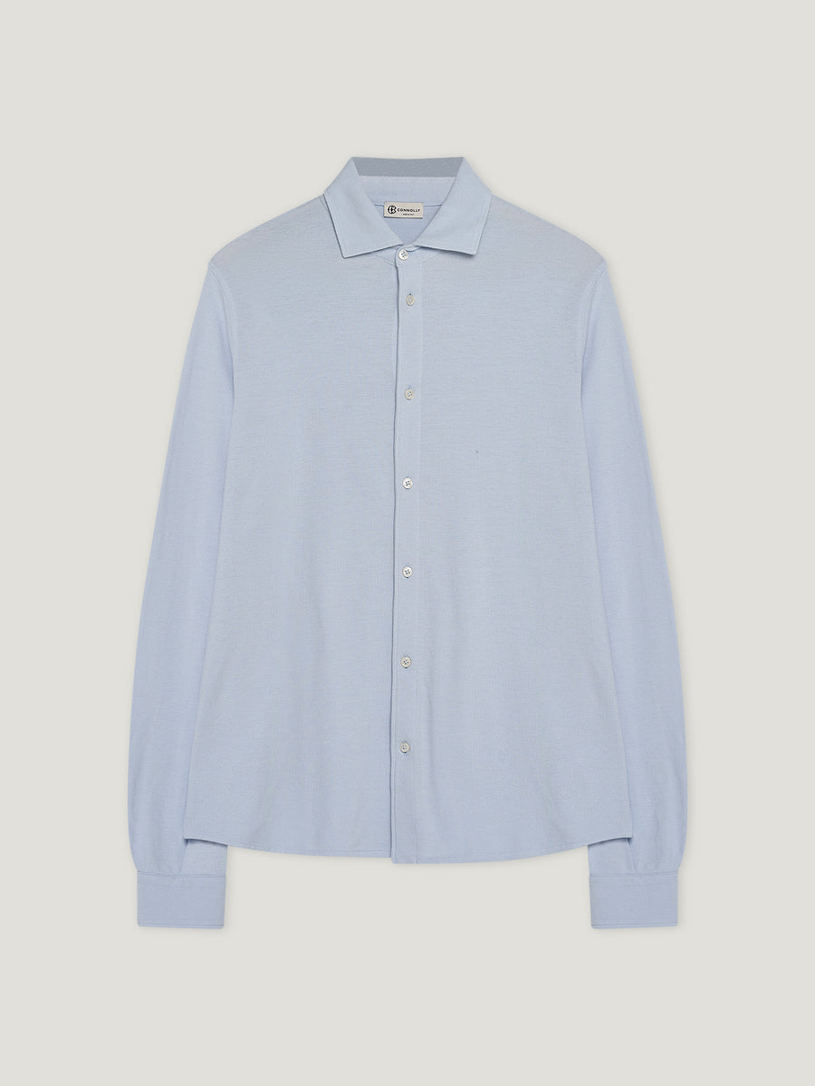 Light Blue Pique Shirt