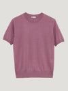 Mauve Classic Cashmere & Silk T-Shirt