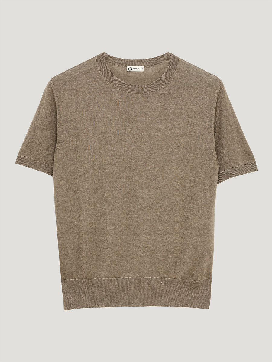 Mink Classic Cashmere & Silk T-Shirt