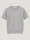 School Grey Classic Cashmere & Silk T-Shirt