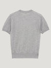 School Grey Classic Cashmere & Silk T-Shirt