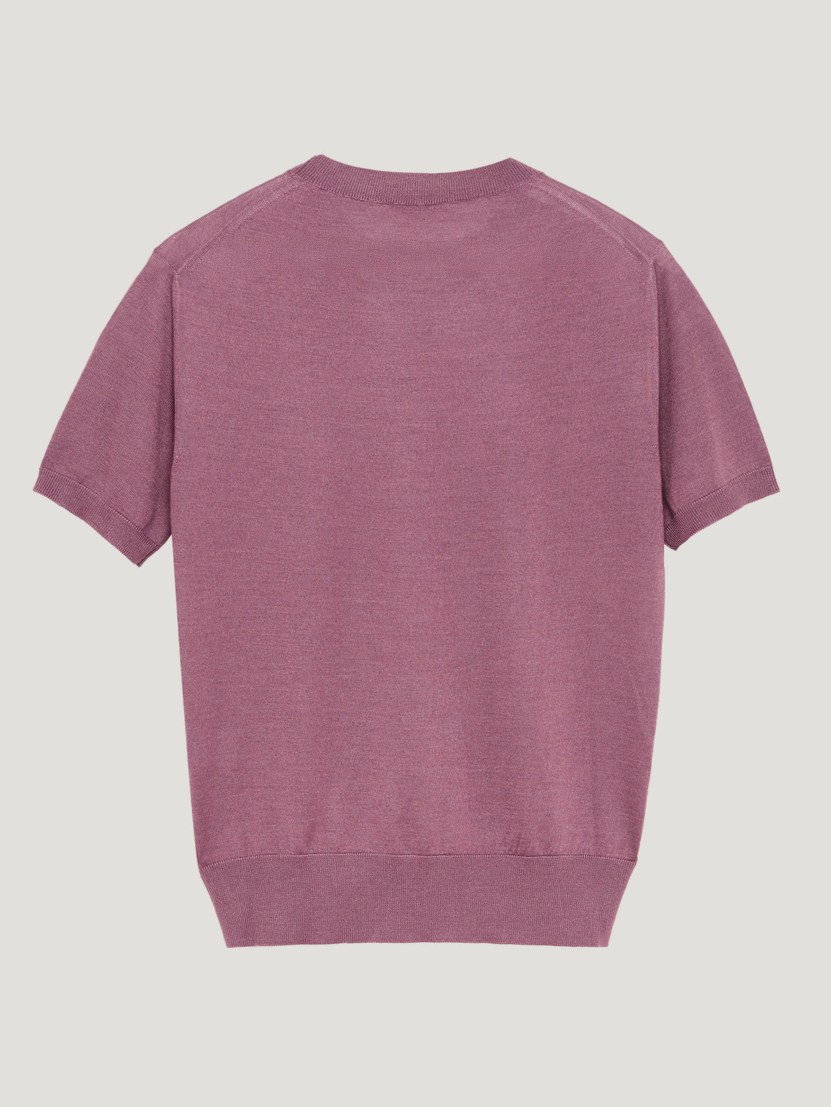 Mauve Classic Cashmere & Silk T-Shirt - Connolly