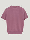 Mauve Classic Cashmere & Silk T-Shirt