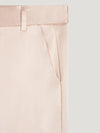 Blush Pink Classic Silk Trousers