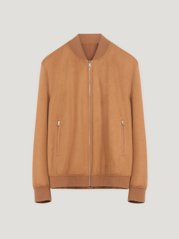 Vicuna Reversible Bomber Jacket