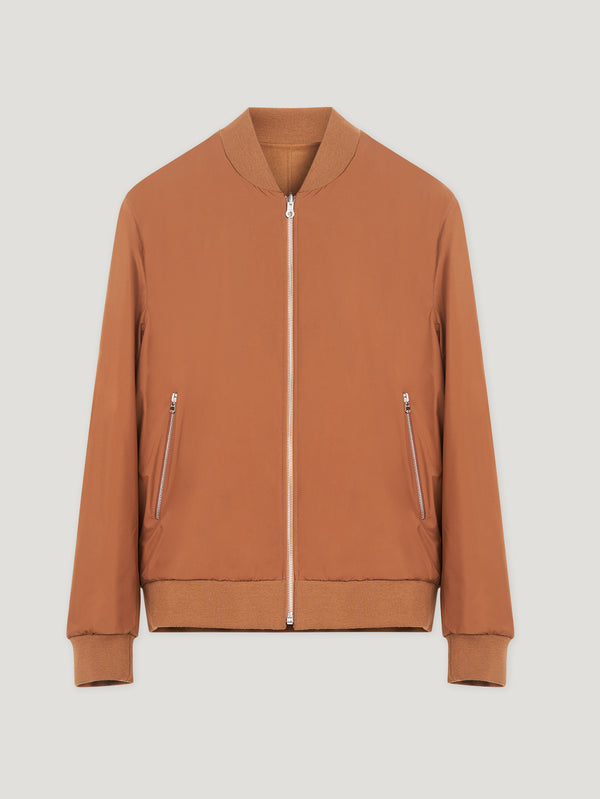 Vicuna Reversible Bomber Jacket