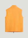 Orange Cashmere Fleece Gilet