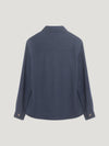 Navy Double Faced Cashmere Over Shirt