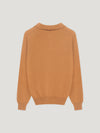 Vicuna Cashmere Open Collar Polo