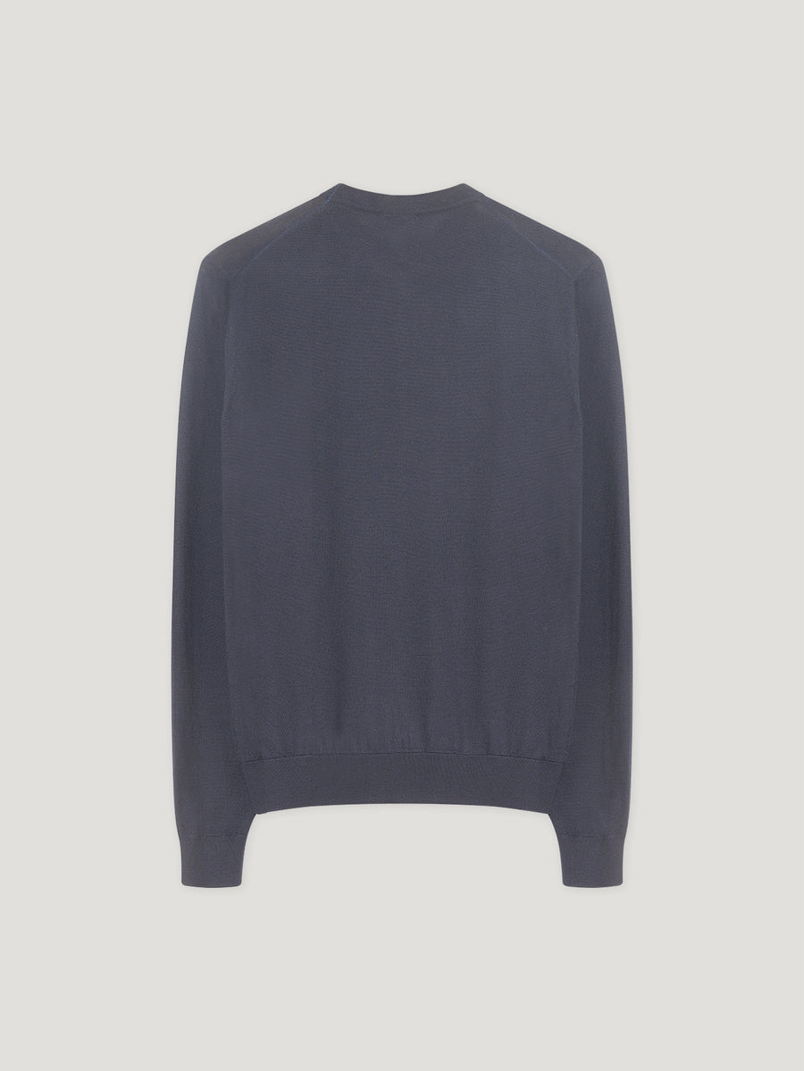 Navy Travel Sweater - Connolly