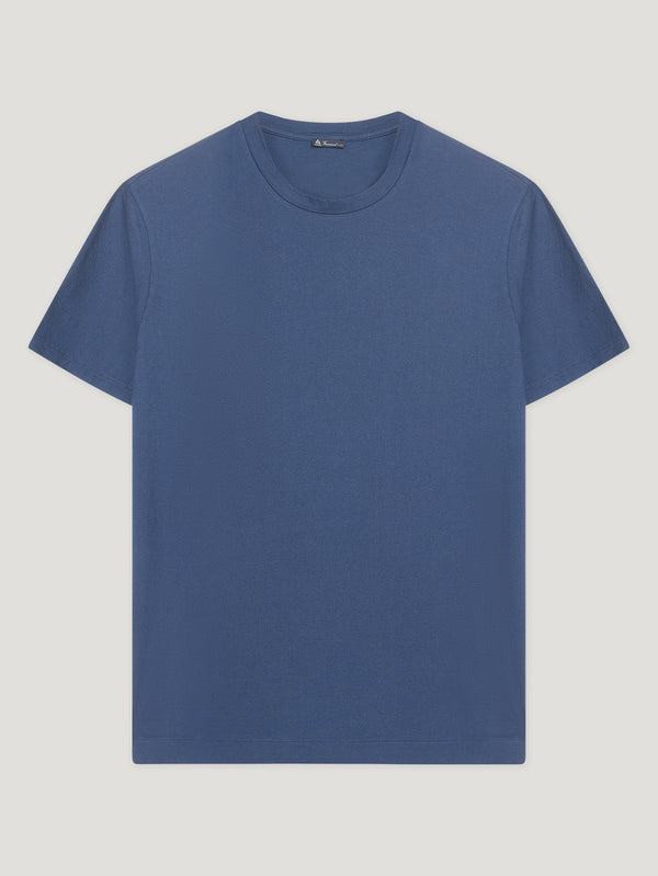 Indigo Cotton T-Shirt
