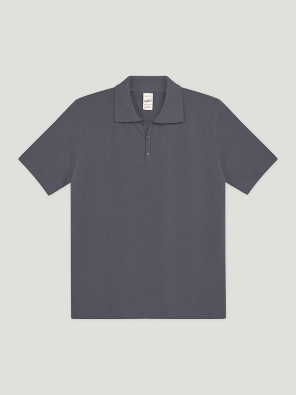 Charcoal Short Sleeve Polo