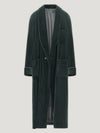 Pine Shadow Velvet Robe