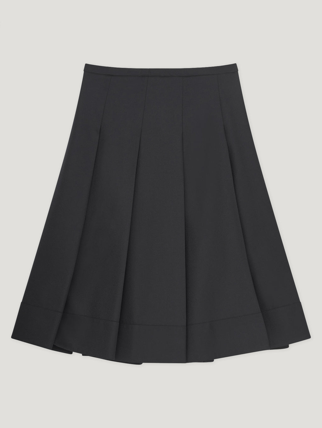 Flannel Pleated Skirt
