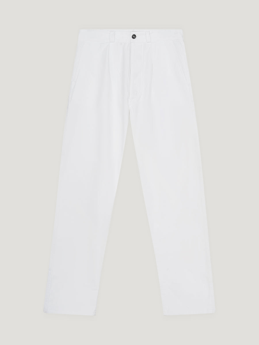 White Rally Trouser - Connolly