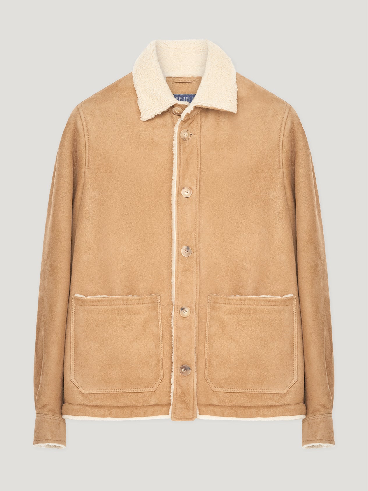 【KOOLOSET】[Fleece Lining] Suede Crop Shearling Jacket Amazon.com: Mens Fleece Jacket Thicken Suede Jacket Coats