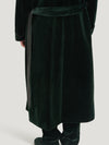 Pine Shadow Velvet Robe