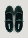 Womens Green Mary Jane Shoes