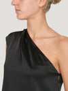 Black One Shoulder Maxi Dress