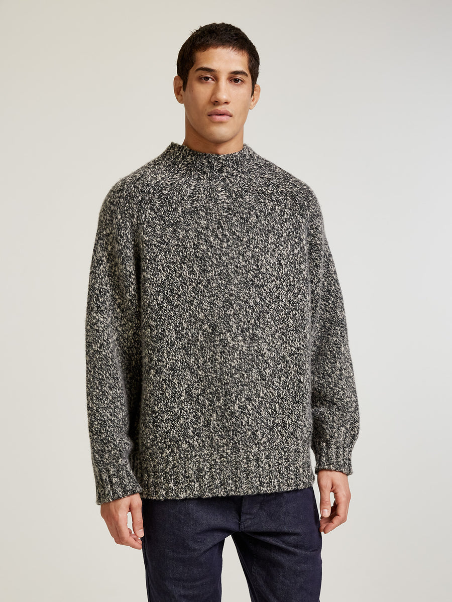 Black/Ecru Oversized Chunky Knit - Connolly