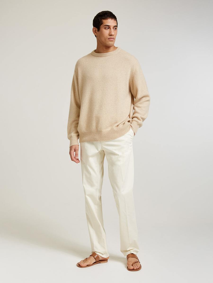 Wheat 4 Ply Favourite Sweater - Connolly