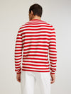 Red Rally Stripe Sweater