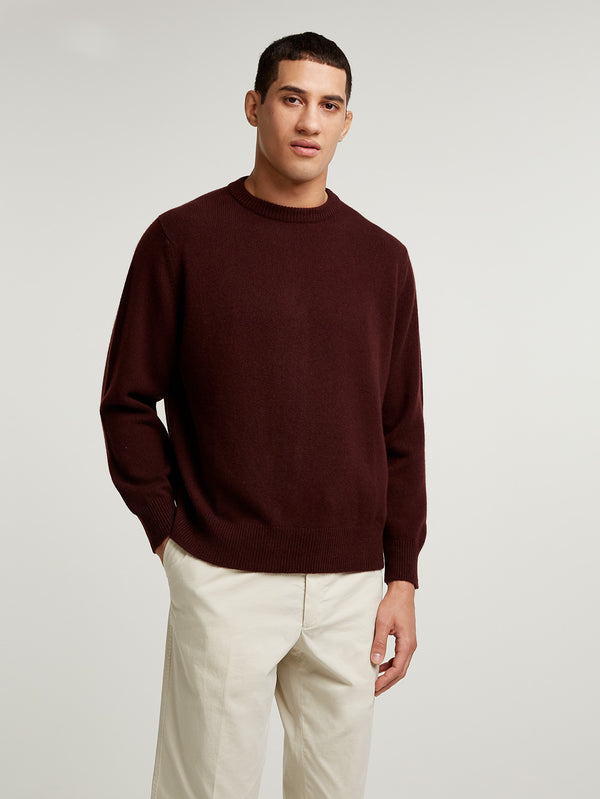 Burgundy 4 Ply Favourite Sweater