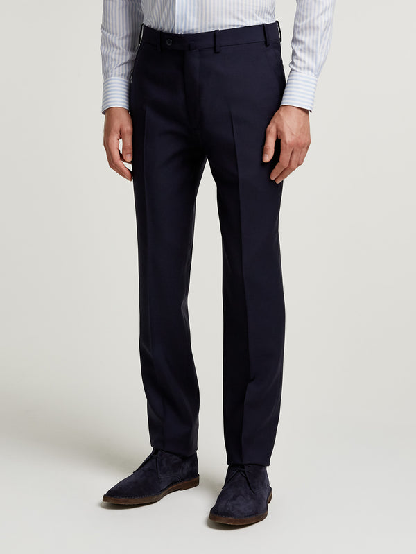 Navy Staple Trousers