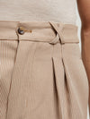 Camel Oxford Bag Trousers