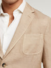 Beige Denim Suit