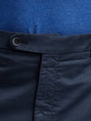 Navy Cotton Comfort Trouser