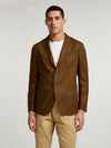 Brown Soleil Silk Jacket