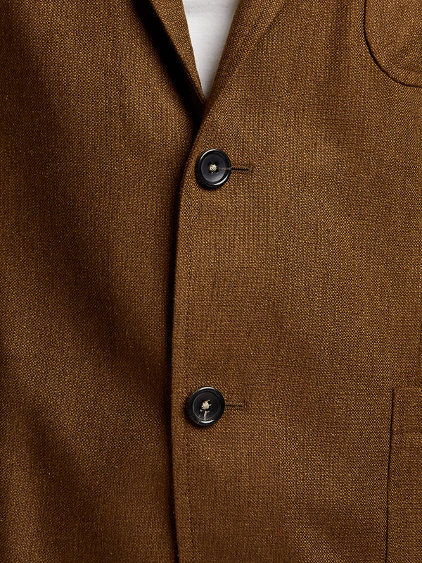 Brown Soleil Silk Jacket