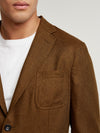 Brown Soleil Silk Jacket