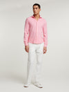 Pink Pique Cotton Polo Shirt