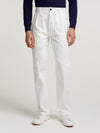 White Rally Trouser