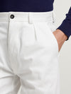 White Rally Trouser