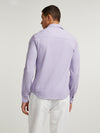 Lavender Pique Cotton Polo Shirt