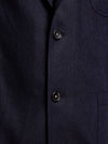 Navy Soleil Silk Jacket
