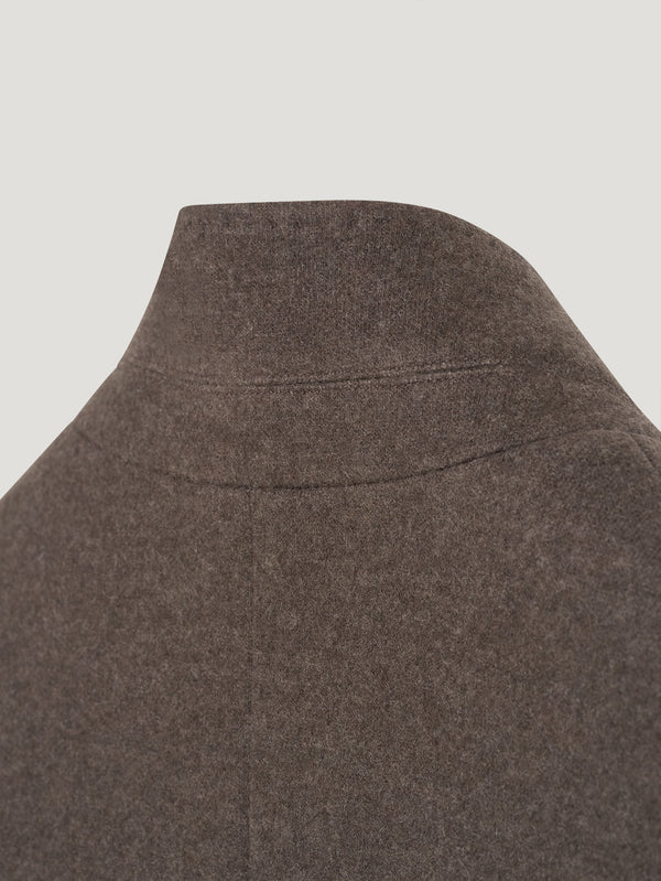 Brown Double Face Cashmere Blazer