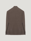 Brown Double Face Cashmere Blazer