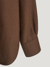 Brown Cashmere Hand Finish Shirt