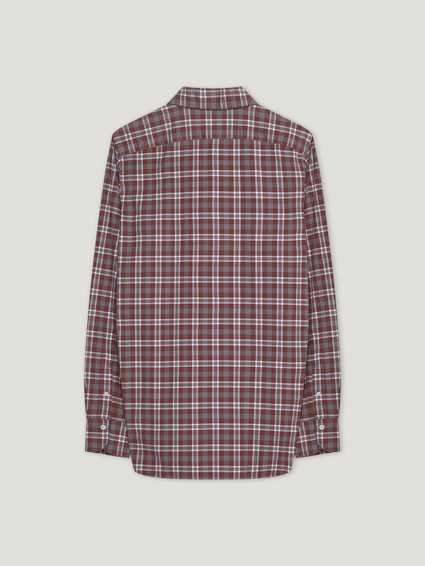 Tobacco/Grey Comfort Hand Finish Shirt