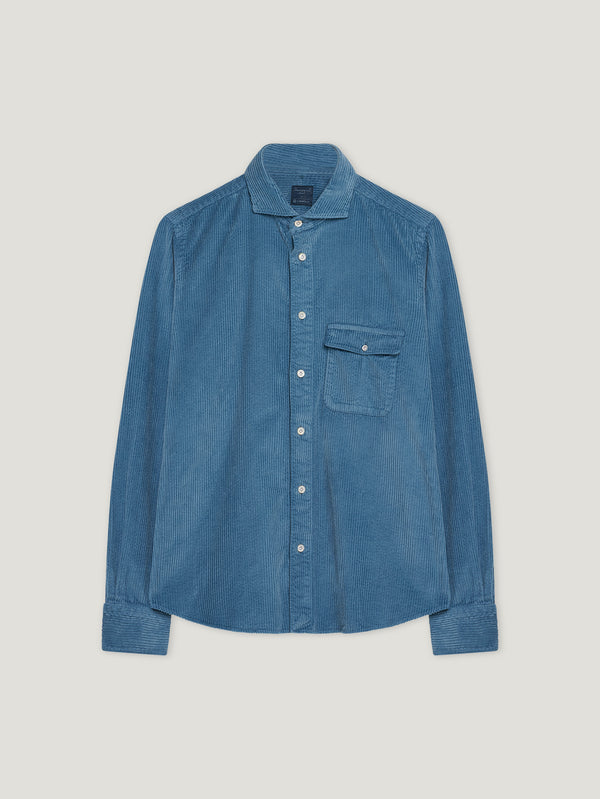 Royal Cord Over Shirt